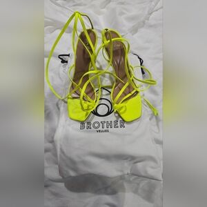 Brother Vellies Neon Yellow Women's Shoes